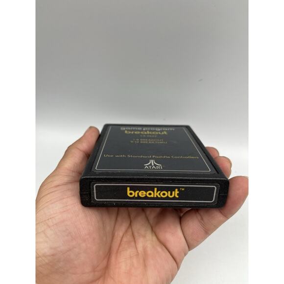Breakout (Atari 2600, 1978) Authentic Game Cartridge Tested Model CX-2622 - Picture 2 of 3